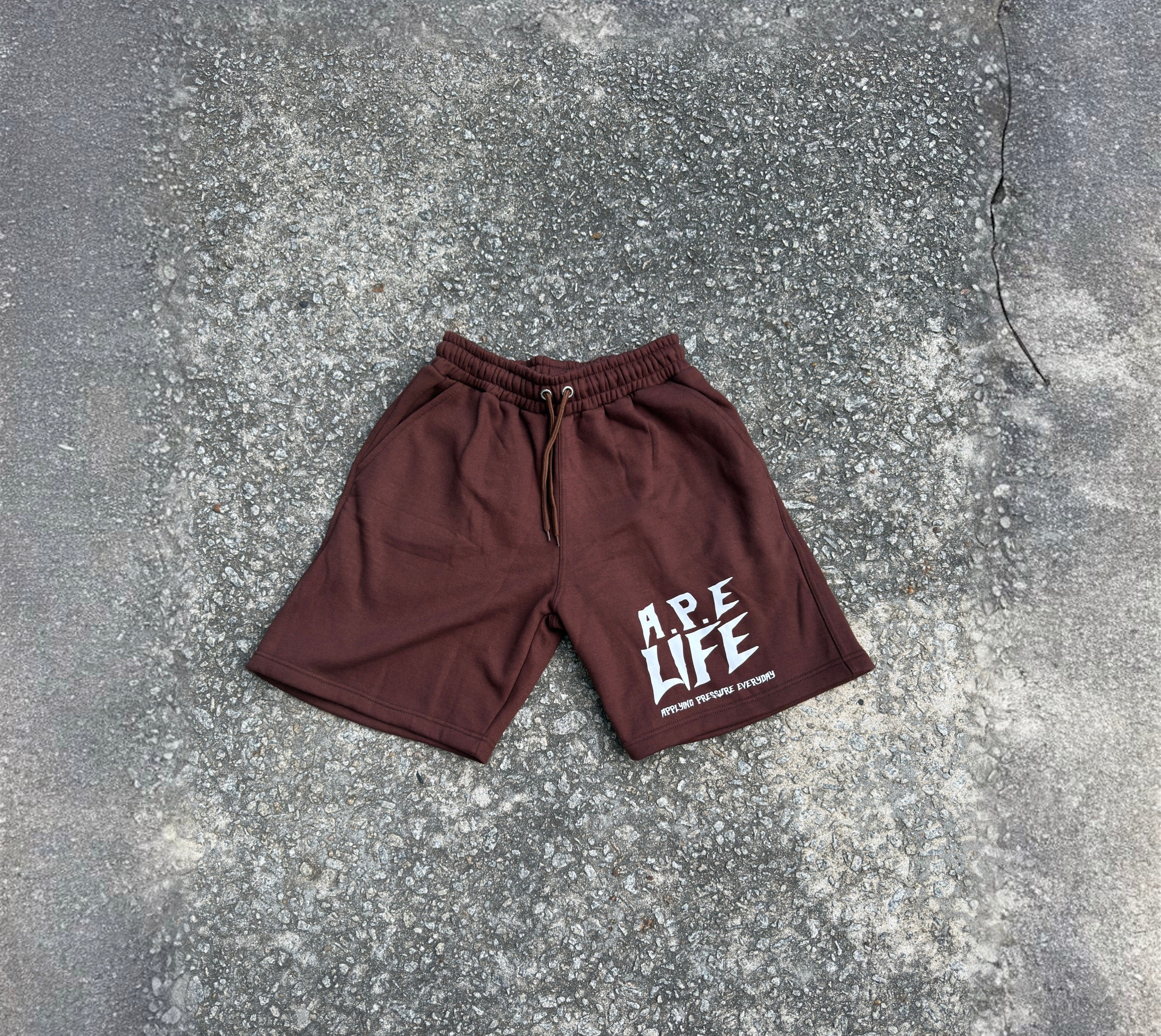 Brown A.P.E Shorts